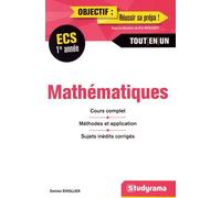 Mathématiques Ecs 1re Année