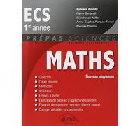 Mathématiques ECS - 1re année
