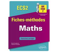 Mathématiques ECS 2e année - Benoit Grandpierre - Ellipses - broché - Scolaire / Universitaire