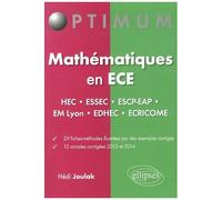 Mathématiques En Ece - Fiches-Méthodes Et Annales Corrigées (2013-2014)