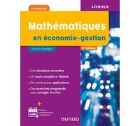 Mathématiques en économie-gestion 2nde édition - Stéphane Rossignol - Dunod - broché - Etude