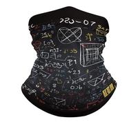 Mathématiques Et Physique Écharpe Tube Séchage Rapide Bande De Cheveux Anti-UV Echarpe Gaiter pour Vélo Sports Adulte 25X50Cm