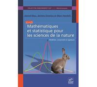 Mathématiques et statistiques pour les sciences de la nature Modéliser, comprendre et appliquer - Gérard Biau - Edp Sciences - broché - Manuel