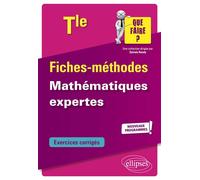 Mathématiques expertes - Terminale - Nouveaux programmes - Eric Zabban - Ellipses - broché - Scolaire / Universitaire