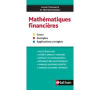 Mathématiques financières - 2013 de Le Dantec, Olivier (2013) Broché