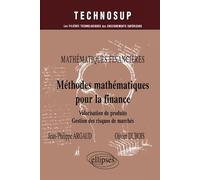 Mathématiques financières, Méthodes mathématiques pour la finance, Valorisation de produits, Gestion des risques de marchés - Niveau C