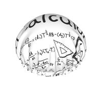 Mathématiques Géométrie G alculus,Bonnet de douche/bonnet de nuit double couche imperméable et élastique, bonnet de bain réutilisable