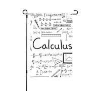 Mathématiques Géométrie G alculus,Drapeau de jardin décoratif double face pour intérieur et extérieur, 30 x 45 cm