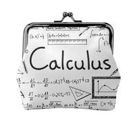 Mathématiques Géométrie Geek Calculus Imprimer Porte-monnaie Compact Exquis Kiss Lock Portefeuille Mignon Mini Pochette Monnaie Cartes Portefeuille