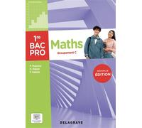 Mathématiques - Groupement C - 1re Bac Pro (2025) - Pochette élève - Patrick Huaumé - Delagrave - broché - Scolaire / Universitaire