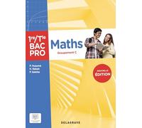 Mathématiques - Groupement C - 1re, Tle Bac Pro (2025) - Pochette élève