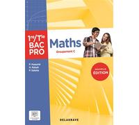 Mathématiques - Groupement C - 1re, Tle Bac Pro (2025) - Pochette élève - Patrick Huaumé - Delagrave - broché - Scolaire / Universitaire