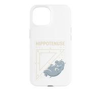 Mathématiques Hypotenuse - Phrase de la géométrie de Pythagore Coque pour iPhone 15