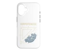 Mathématiques Hypotenuse - Phrase de la géométrie de Pythagore Coque pour iPhone 16