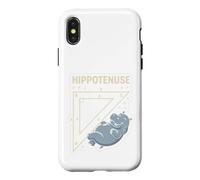 Mathématiques Hypotenuse - Phrase de la géométrie de Pythagore Coque pour iPhone X/XS