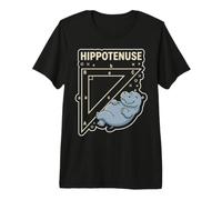 Mathématiques Hypotenuse - Phrase de la géométrie de Pythagore T-Shirt Haut de Gamme