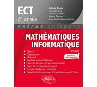 Mathématiques - Informatique - ECT 2e année - Programme 2022 - Sylvain Rondy - Ellipses - broché - Scolaire / Universitaire
