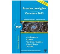 Mathématiques, Informatique Mp - Edition 2025