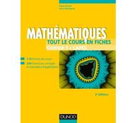 Mathématiques Licence 1 Capes - Tout Le Cours En Fiches