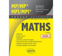 Mathématiques MP/MP* MPI/MPI*