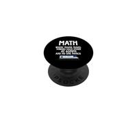 Mathématiques où Les Trains voyagent l'un vers l'autre Un passionné de mathématiques Amusant PopSockets PopGrip Adhésif