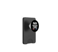 Mathématiques où Les Trains voyagent l'un vers l'autre Un passionné de mathématiques Amusant PopSockets PopWallet pour MagSafe