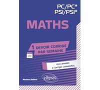 Mathématiques. PC/PC*-PSI/PSI*