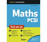 Mathématiques PCSI: Tout-en-un