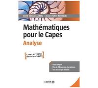Mathématiques Pour Le Capes - Analyse