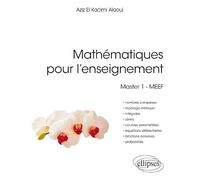 Mathématiques pour l'enseignement: Master 1, MEEF