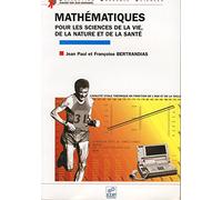 MATHEMATIQUES POUR LES SCIENCES DE LA VIE, DE LA NATURE...