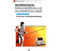 Mathématiques pour les sciences de la vie, de la nature et de la santé