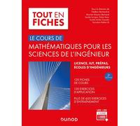 Mathématiques pour les sciences de l'ingénieur - 3e éd. - Licence/Prépas/IUT - Frédéric Bertrand - Dunod - broché - Scolaire / Universitaire