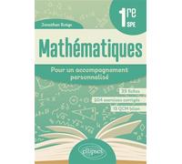 Mathématiques 1re Spé - Pour Un Accompagnement Personnalisé