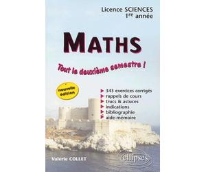 Mathématiques, Premier cycle : Licence sciences, 1re année 2e semestre
