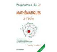 Mathématiques - Programme De 3e