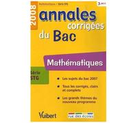 Mathématiques Série Stg - Annales Corrigées Du Bac