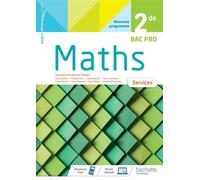 Mathématiques Services 2de Bac Pro - cahier de l'élève - Éd 2020 - Carine Abadie - Hachette Education - broché - Scolaire / Universitaire