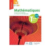 Mathématiques Tle Sti2d-Stl Calao - Enseignement Commun Et Enseignement De Spécialité - Edition 2020