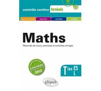 Mathématiques Tles Es-L - Conforme Au Nouveau Programme 2012
