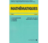 Mathématiques, tome 1. Eléments de calcul différentiel et intégral