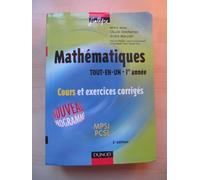 Mathématiques "Tout-en-un", 1ère année : Cours et exercices corrigés