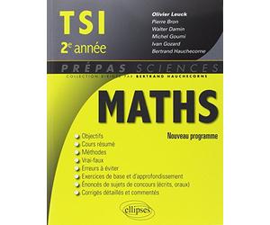Mathématiques TSI, 2e année