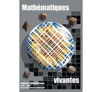 Mathématiques vivantes : Bulletin de l'IREM de Besançon no 74