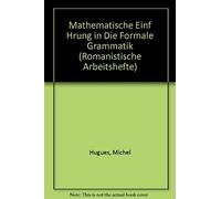 Mathematische Einführung In Die Formale Grammatik