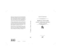 Mathesis universalis L'idée de « mathématique universelle » d'Aristote à Descartes - David Rabouin - Puf - broché - Essai