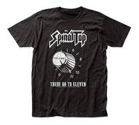 Mathewarice Spinal Tap These Go to Eleven Fitted Jersey Tee T-Shirt Black L