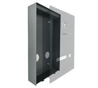 Mathfel Interphone vidéo IP 2 fils avec ouverture de porte - Caméra Full HD, moniteur 7" et contrôle d'application - Sonnette vidéo intelligente avec interphone (anthracite, boîtier de montage en