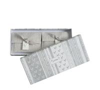 Mathilde M. Coffret de 2 Pochettes Palazzo Bello - Fleur de Coton