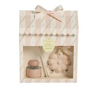 Mathilde M. Coffret diffuseur de Parfum d'ambiance 40 ML et décor Bain de Soleil - Perle de Coco